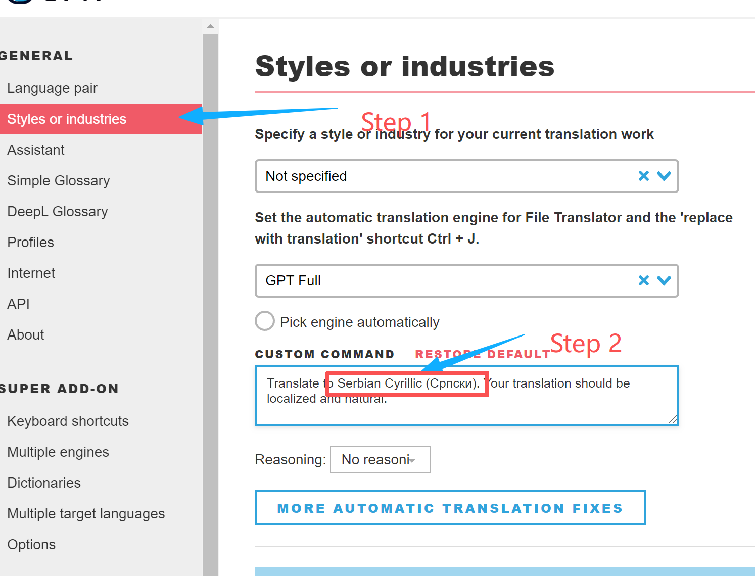 समस्या: GPT सर्बियन सिरिलिकचे सर्बियन लॅटिन म्हणून भाषांतर करते.